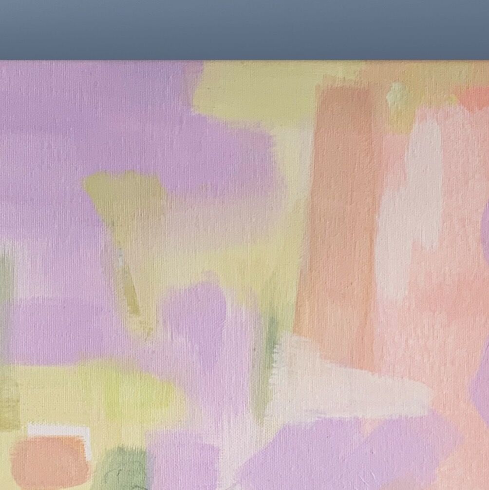 Fade out Lines - Abstract, Acrylic, 50 x 50 cm, unique original piece