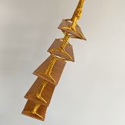 Étagère murale en macramé vintage