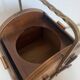 Pot vintage 1960 à tabac tabatière fut tonneau pipe vin - 25 x 14 cm