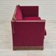 1960s, Danish velour 2 seater drop arm sofa, velour, original condition.