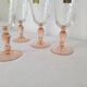 Set of 4 Rosaline Luminarc wine glasses