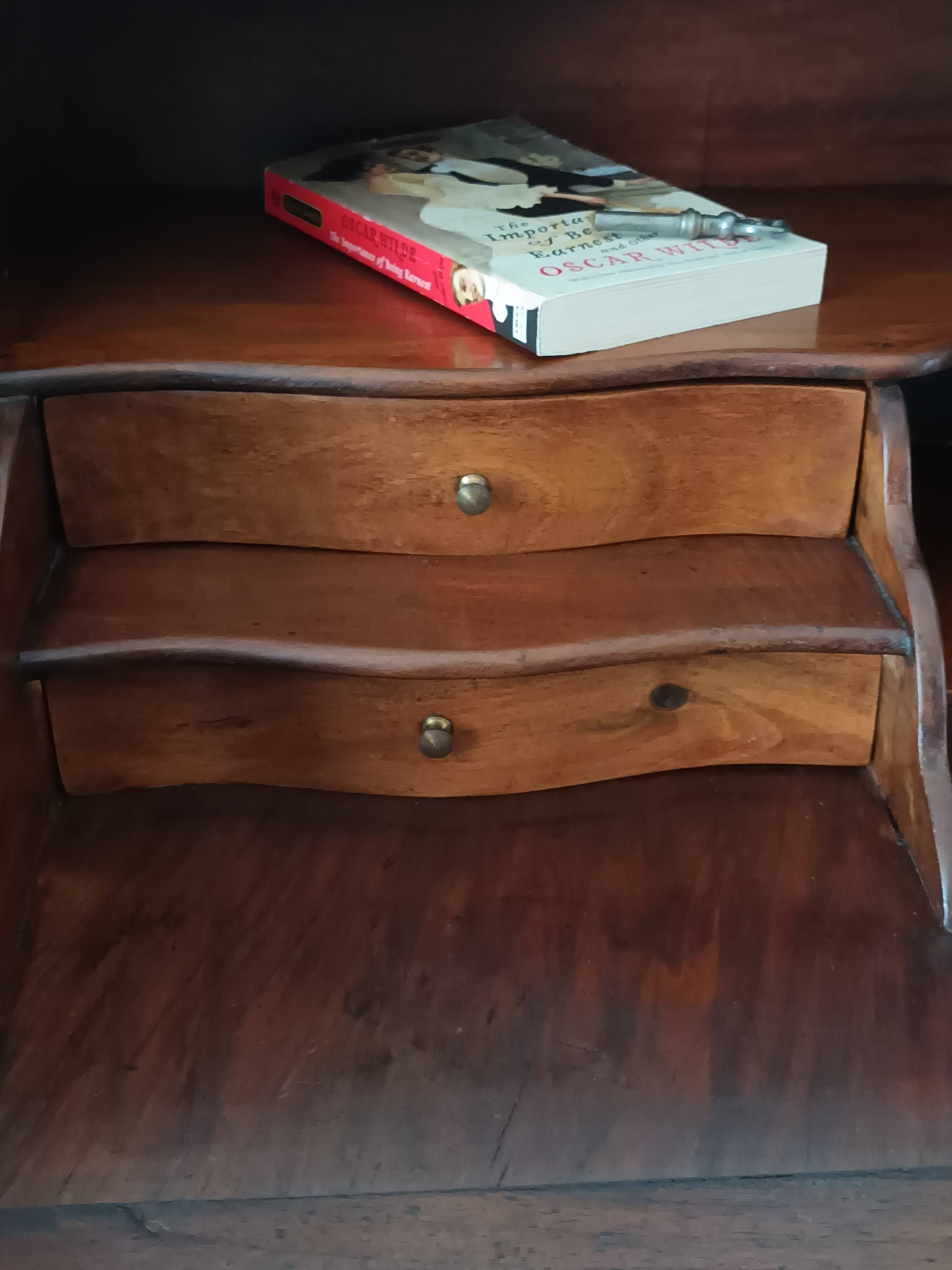 Louis XV style sloped secretary, 18th century.