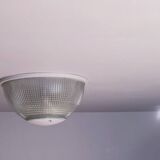 White holophane wall light