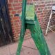 Old wooden stepladder