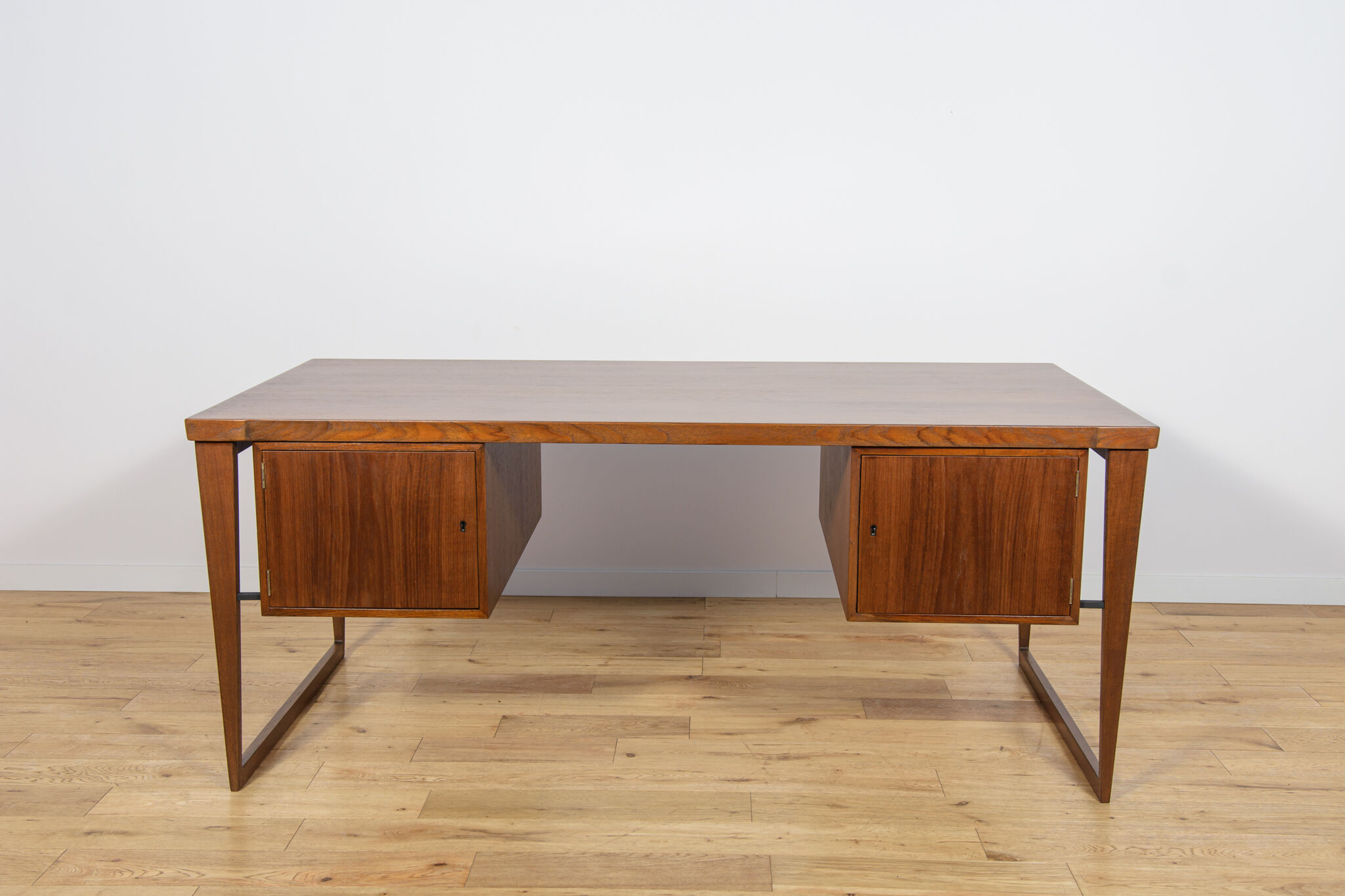 Model 70 desk in teak by Kai Kristiansen for Feldballes Møbelfabrik, Denmark, 1960s