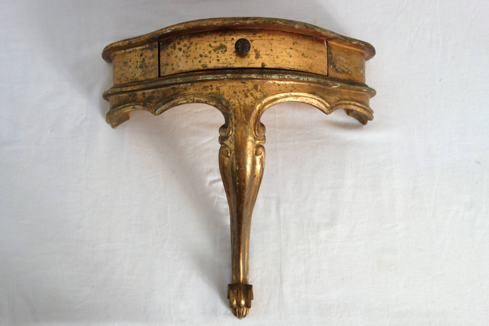 Console murale en bois vintage