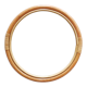 Miroir rond vintage en bambou et rotin 57cm x 57cm