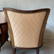 Pair of vintage 1940 canned armchairs