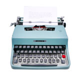 Typewriter Olivetti Lettera 32 green revised ribbon new