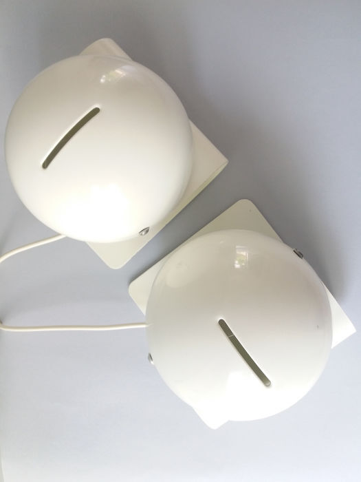 Pair of Guzzini lamps - "Bugia" Giuseppe Cormio
