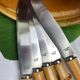 Set of 6 vintage dessert, cheese, dessert knives