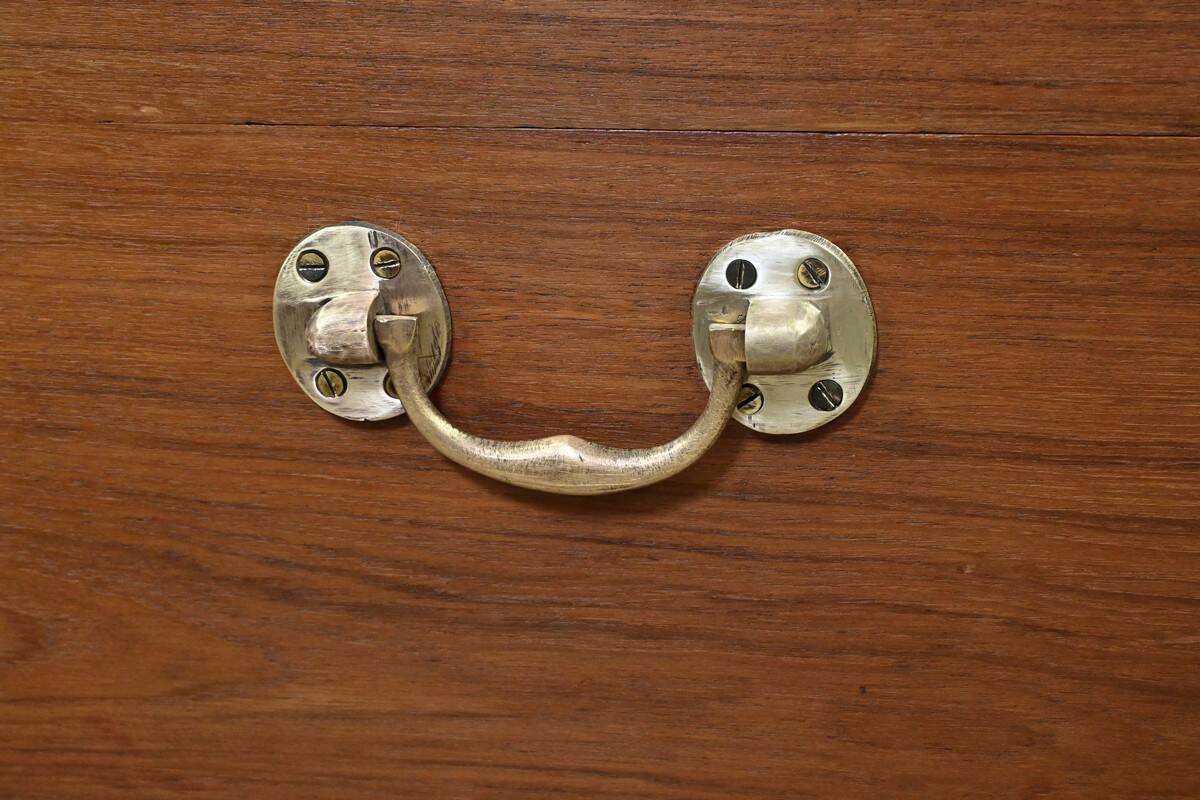 Large Teak Marine Chest – Late 19th Century