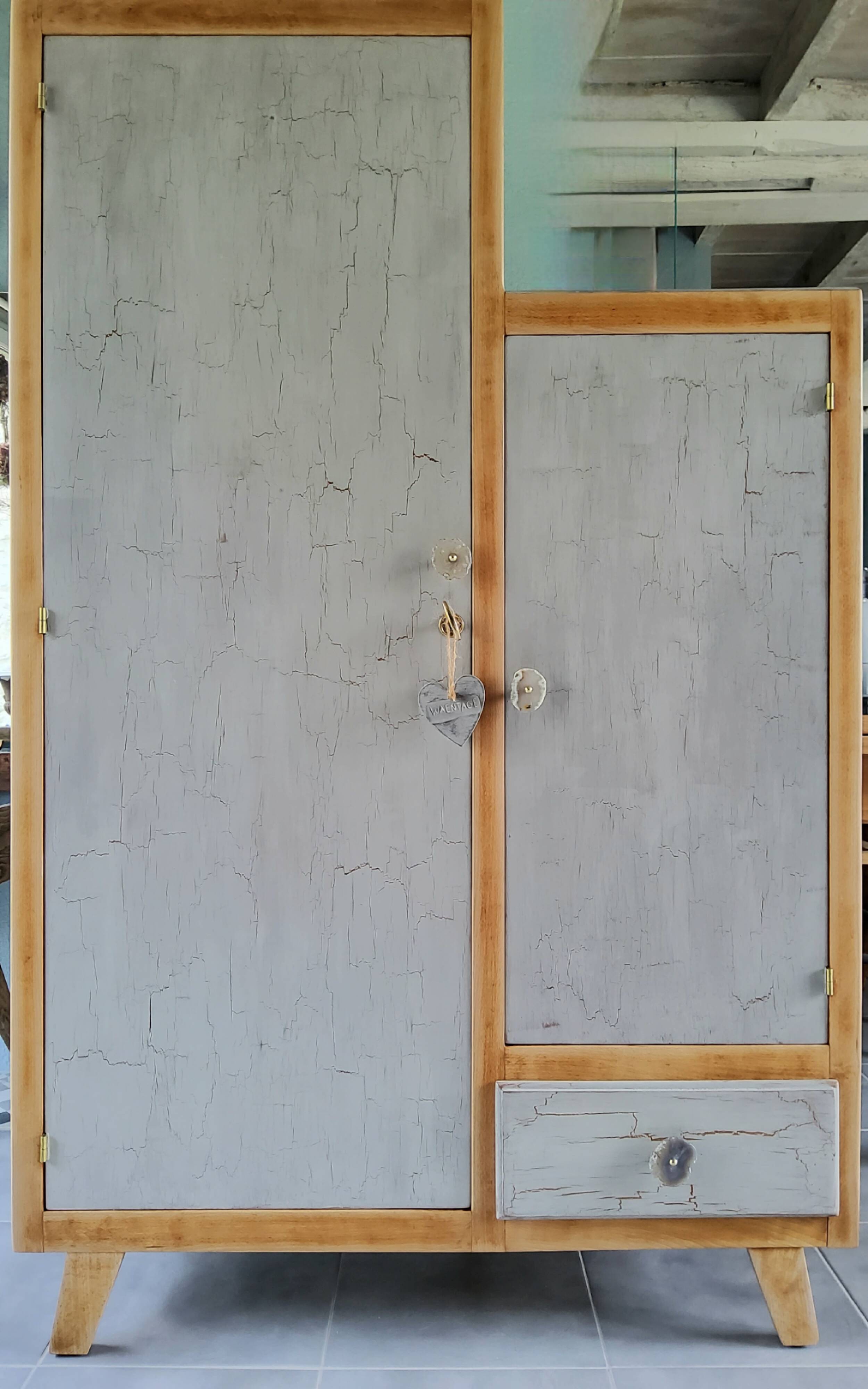 Asymmetrical Parisian wardrobe