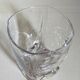 Five vintage crystal whiskey glasses