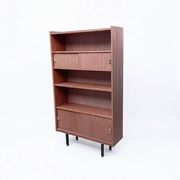 Vintage modernist bookshelf from the 1950s.
