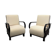 Pair of armchairs