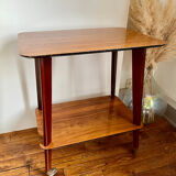 Table desserte pieds compas vintage 1950