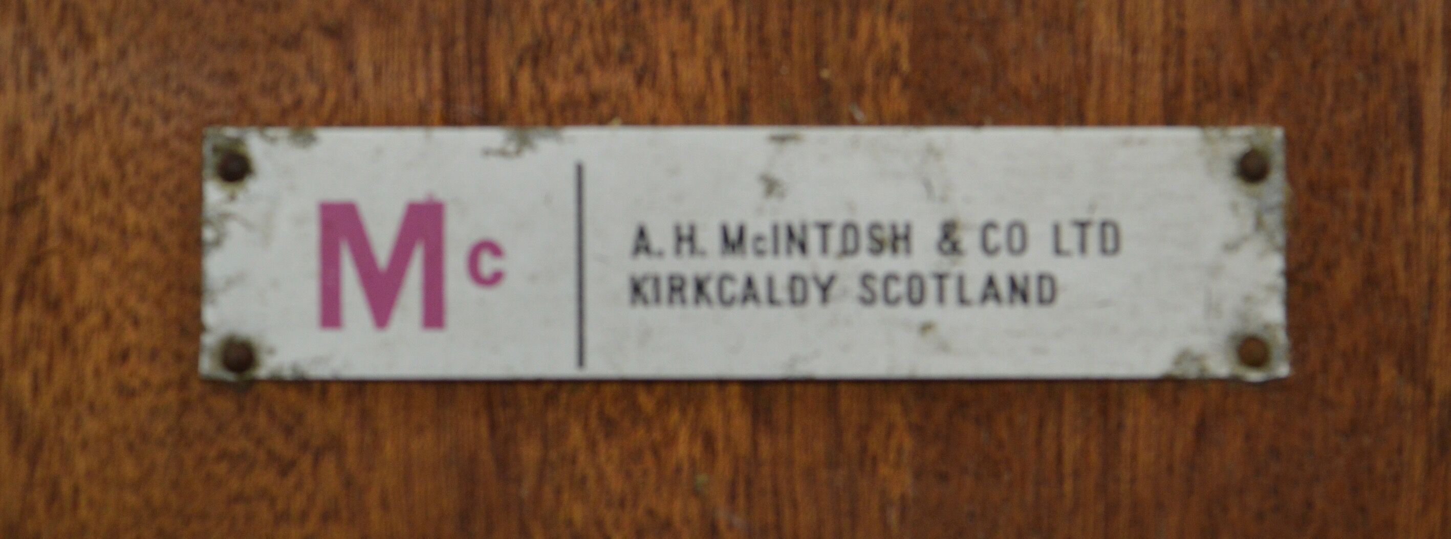 Mid-Century Vintage Oval Dining Table from McIntosh