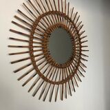Bamboo mirror 54 cm