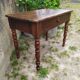Desk with turned legs