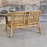 Italian wicker sofa