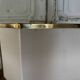 Lampe italienne Romeo Rega en laiton et laque XXe