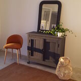 Cocktail armchair orange