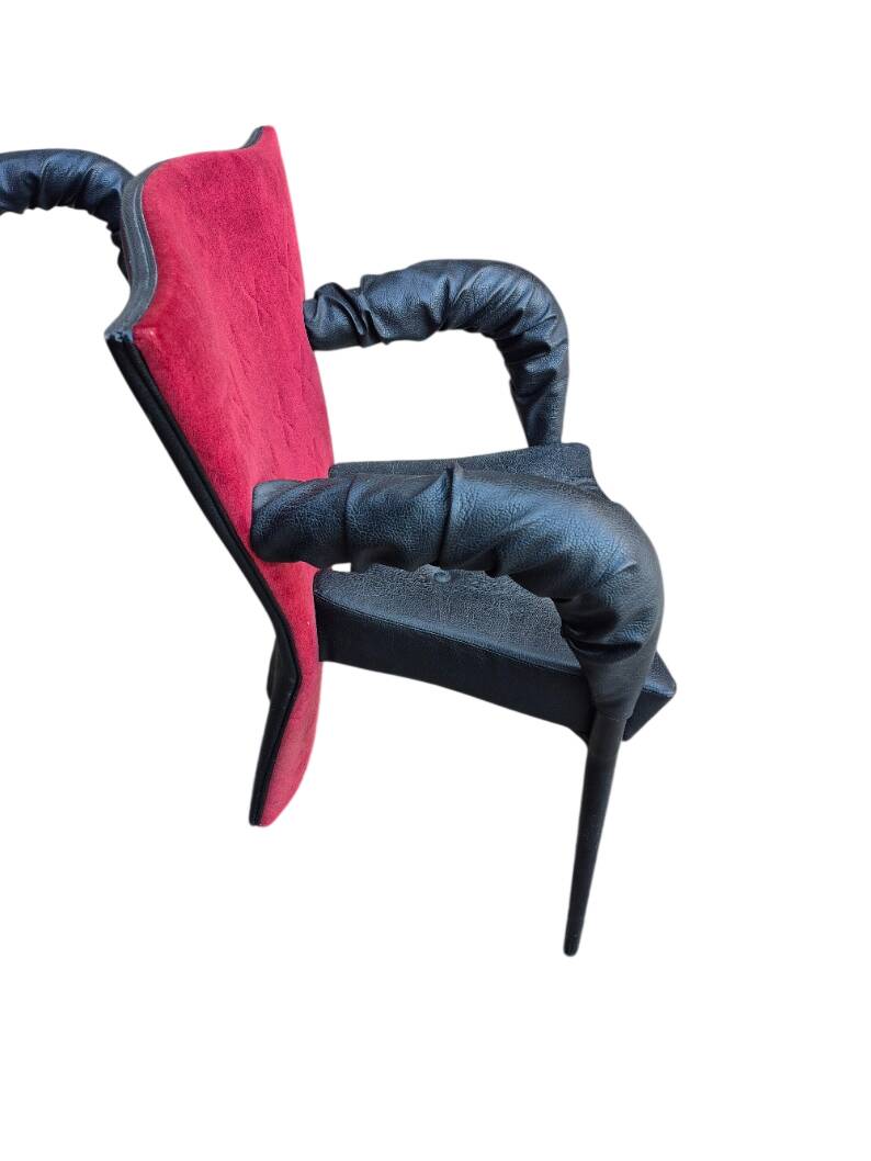 6 Scarabas chairs model André T designed by Bofek Sipek