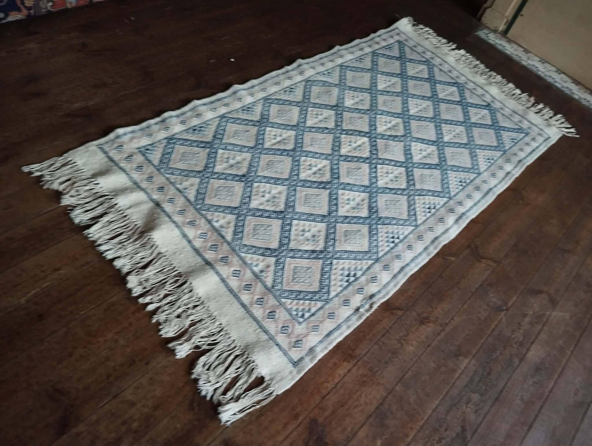 Kilim Berbère Kairouan fait main 203x102cm