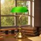 Lampe de banquier des années 80