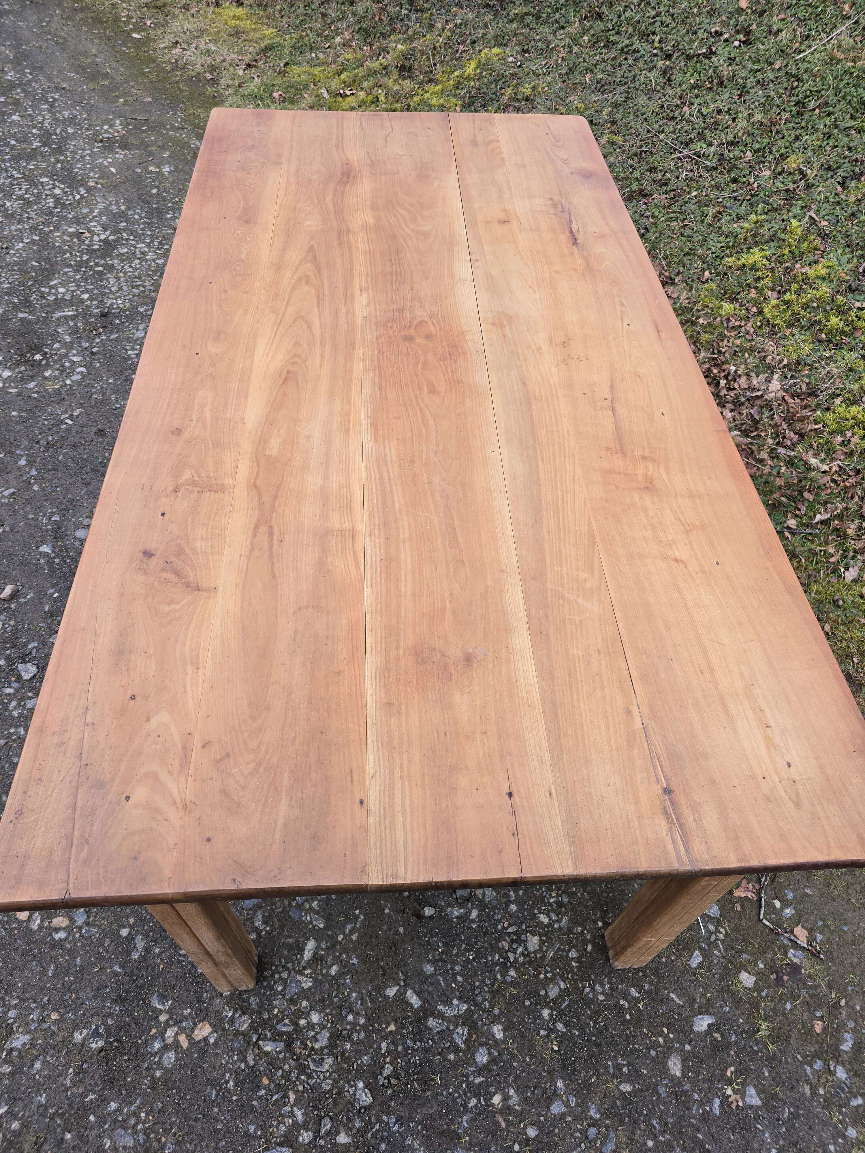 old cherry farmhouse table