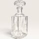 Cut crystal whisky carafe with wheat decoration