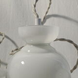 Trio of tulip suspensions in white opaline - electrified to nine