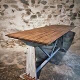 Table bistrot / de travail française ancienne, vers 1920