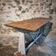 Antique French bistro/work table, circa 1920