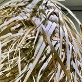 Wicker and raffia suspension