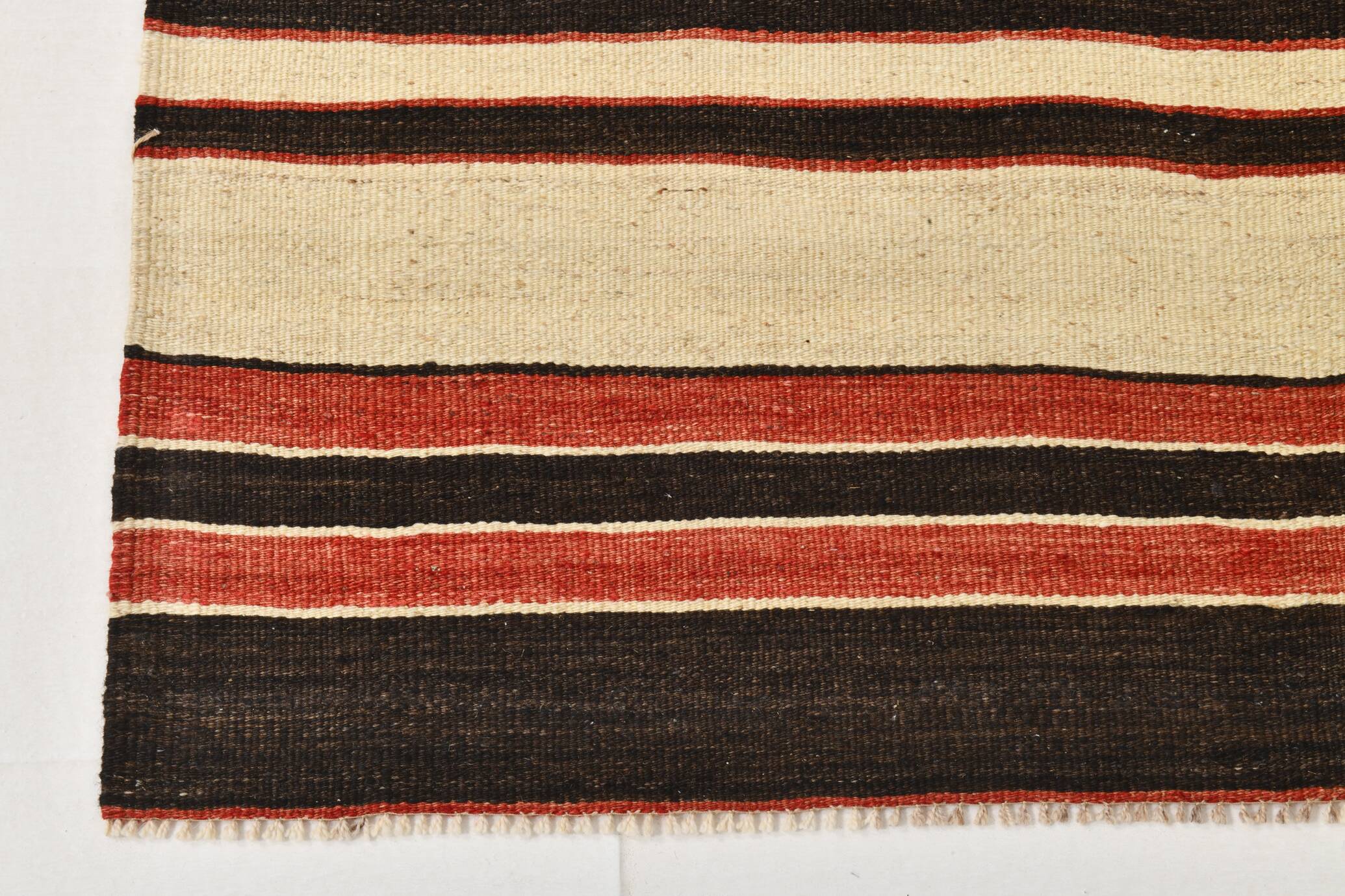 Tapis Kilim vintage fait main, petit format, 101 x 195 cm
