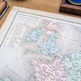 Feudal Europe, original map printed in 1879.