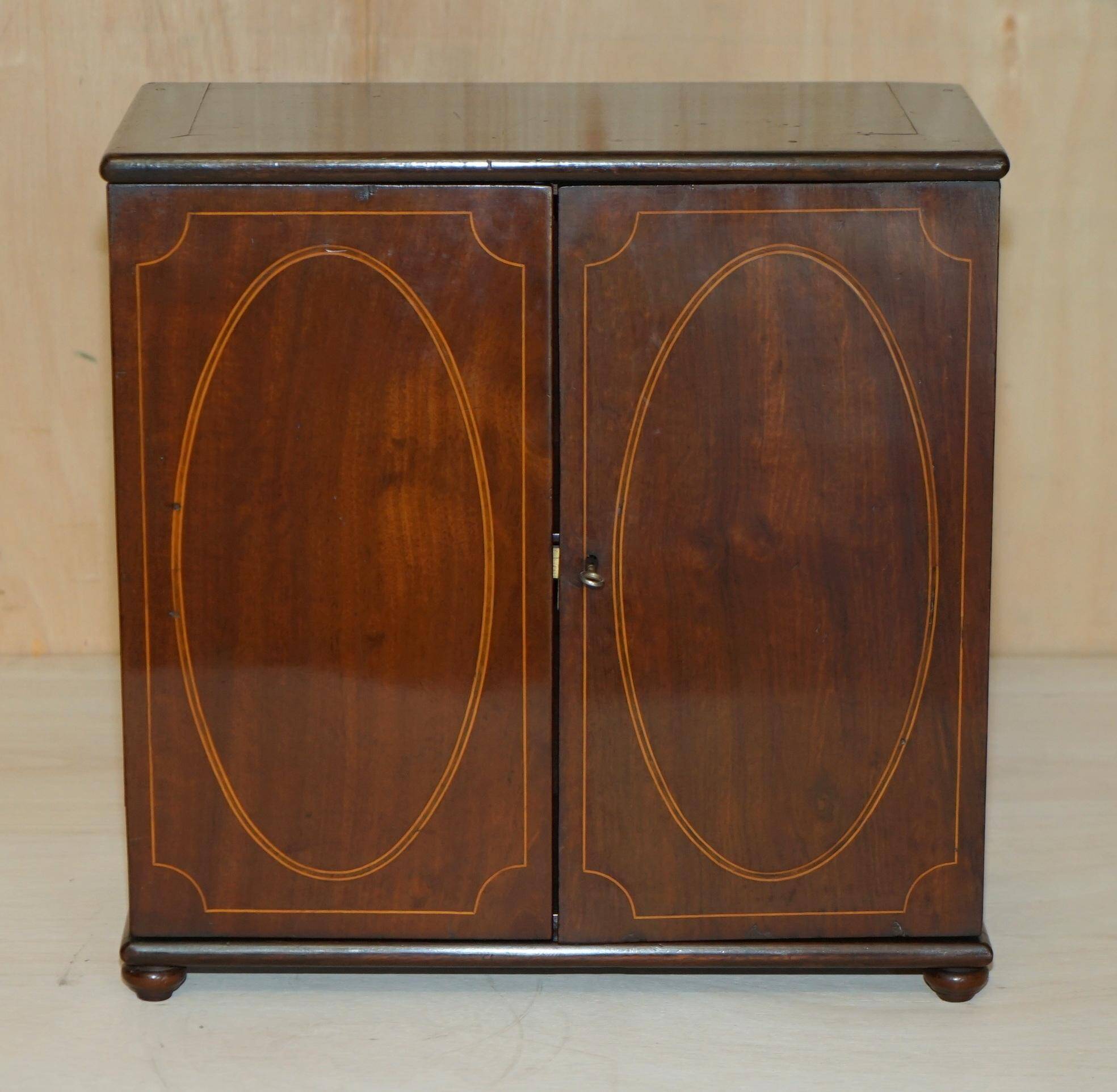 Restored Georgian Sheraton cabinet, circa 1820.