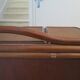 Vintage dressing table/chest - woven rattan - 5 drawers - mirror - 1960s/70s