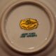 Old saucer cup in pink porcelain of Limoges