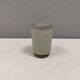 Danish Palshus small ceramic vase, Beige Gray Glaze, 1960s