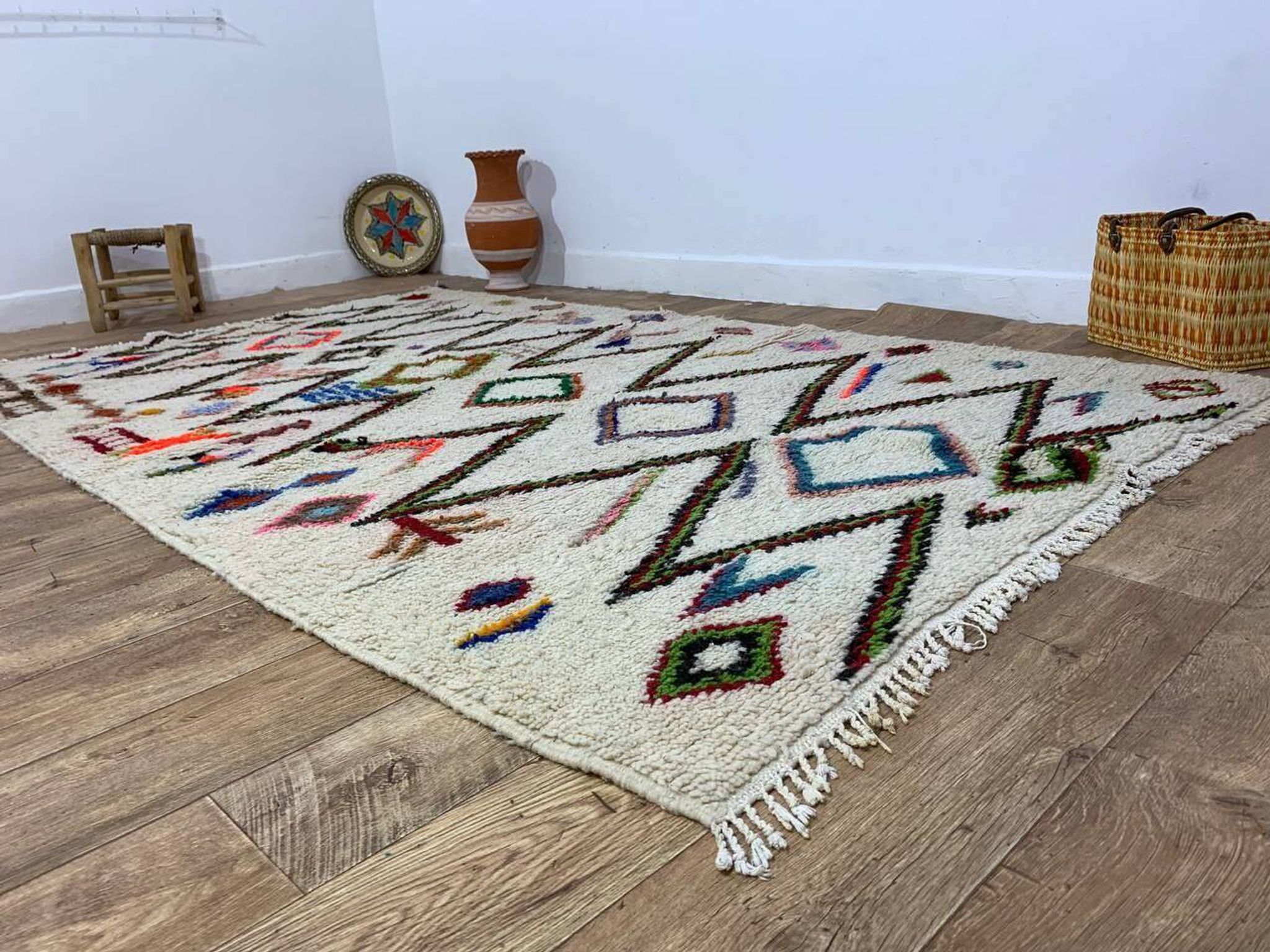 Tapis Berbère Marocain Artisanal fait main 270 X 160 CM
