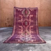 Tapis Marocain boujad violet - 182 x 305 cm