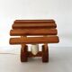 Lampe vintage en bois