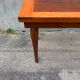 Side table desk in solid wood feet turned 50s
