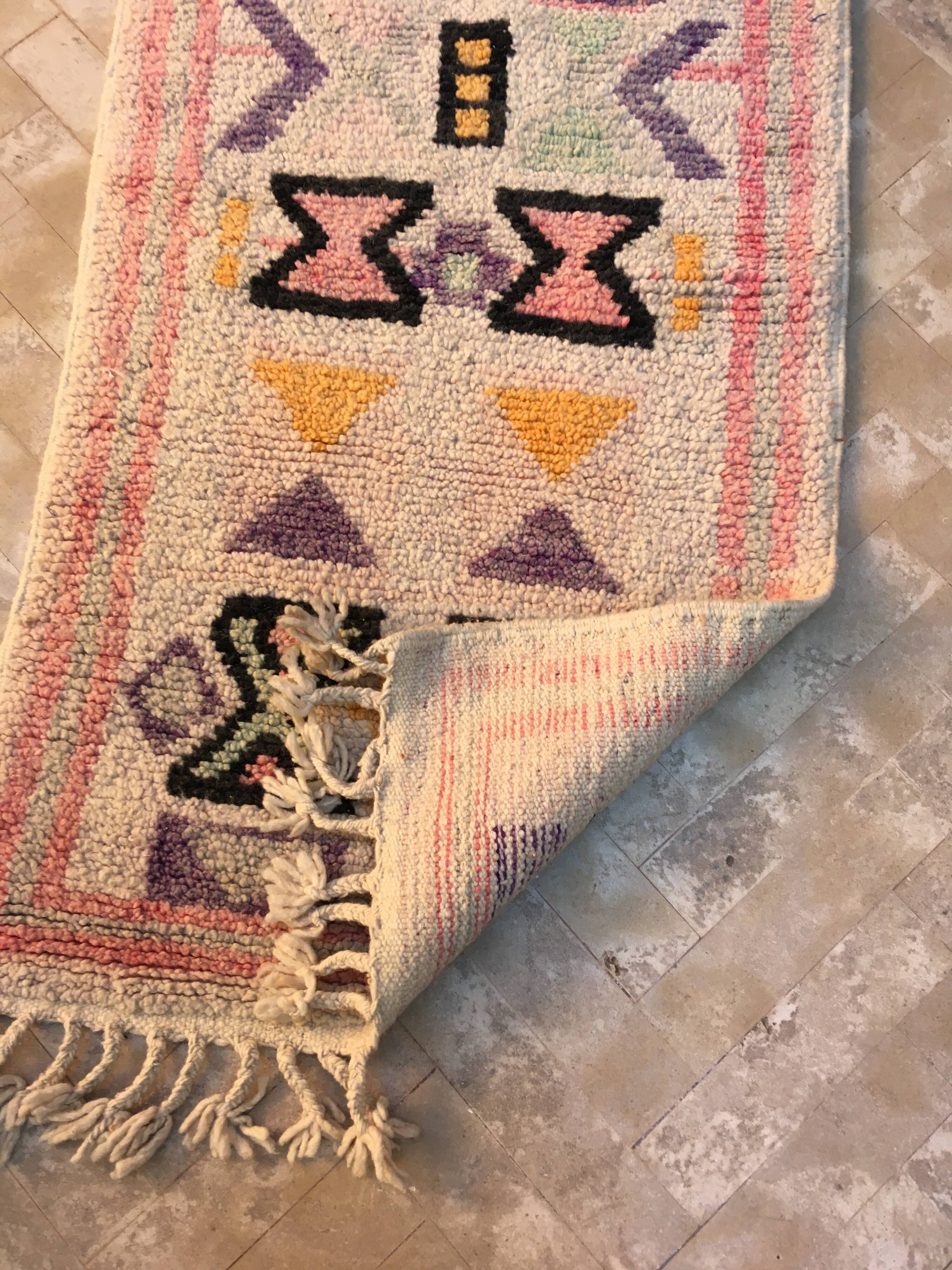 Boujaad Runner Rug 355 x 67 cm