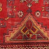 Vintage western turkish rug oriental 183x128 cm tribal carpet
