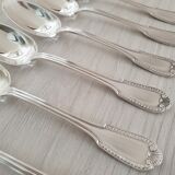 Set of 6 large old boulenger spoons