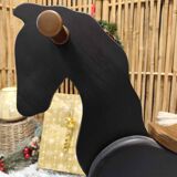 Cheval à bascule bois massif